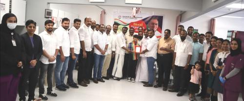 രാജീവ് ഗാന്ധി രക്തസാക്ഷിത്വ അനുസ്മരണം: ഒഐസിസി രക്തദാനം നടത്തി രാജീവ് ഗാന്ധി രക്തസാക്ഷിത്വ അനുസ്മരണം: ഒഐസിസി രക്തദാനം നടത്തി