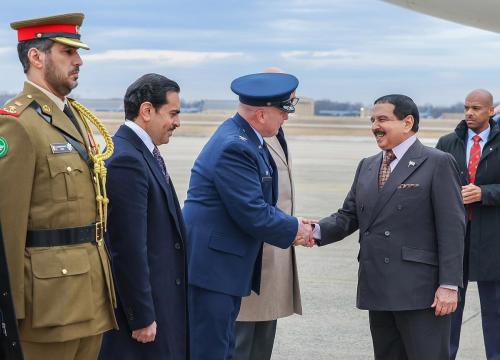 സമാധാന ബോർഡ് യോഗം: ബഹ്റൈൻ രാജാവ് വാഷിംഗ്ടണിലെത്തി; പ്രസിഡന്റ് ട്രംപുമായി കൂടിക്കാഴ്ച നടത്തും