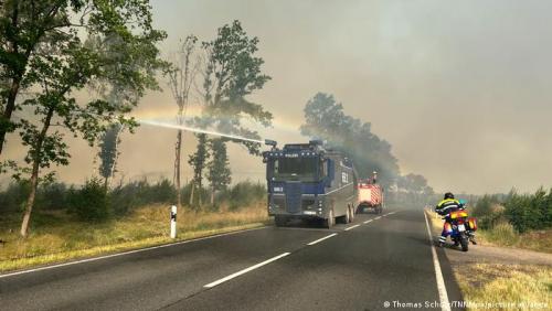 സ്പെയിനിലും  ജർമനിയിലും  ഉഷ്ണതരംഗം;  കാട്ടുതീ