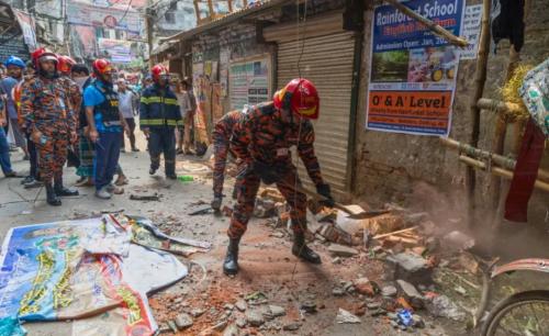 ബംഗ്ലാദേശിൽ ശക്തമായ ഭൂചലനം; ആറ് മരണം; നൂറോളം പേർക്ക് പരിക്ക്