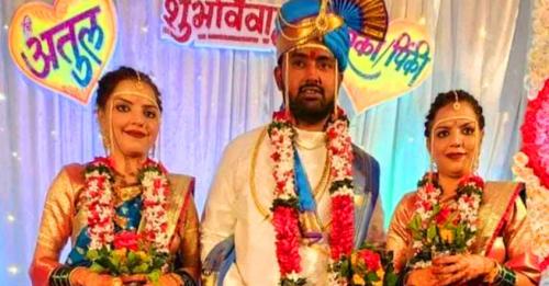 ഇരട്ട സഹോദരിമാരെ ഒരാൾ വിവാഹം ചെയ്ത സംഭവം: പൊലീസ് കേസെടുത്തു ഇരട്ട സഹോദരിമാരെ ഒരാൾ വിവാഹം ചെയ്ത സംഭവം: പൊലീസ് കേസെടുത്തു
