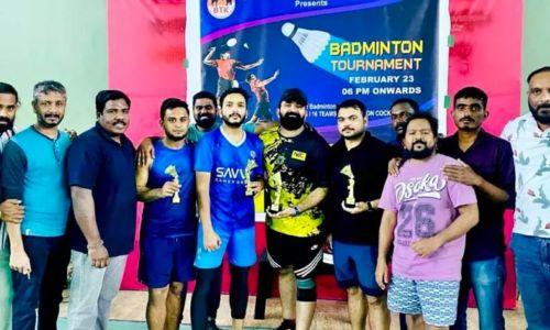 ബഹ്റൈൻ തൃശൂർ കുടുംബം സീസൺ−1 ബാഡ്മിന്‍റൺ ടൂർണമെന്‍റ് സംഘടിപ്പിച്ചു
