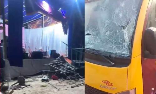 സ്റ്റേജിൽ ഡാൻസ് കളിക്കാൻ അനുവദിച്ചില്ല; തിരുവനന്തപുരത്ത് ഗാനമേള ട്രൂപ്പിന് നേരെ ആക്രമണം