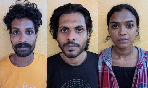 20 ഗ്രാം ചരസുമായി പാലക്കാട് യുവതിയടക്കം മൂന്നുപേർ അറസ്റ്റിൽ 20 ഗ്രാം ചരസുമായി പാലക്കാട് യുവതിയടക്കം മൂന്നുപേർ അറസ്റ്റിൽ