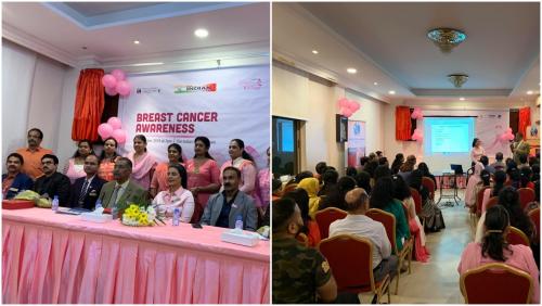 കാൻസർ കെയർ ഗ്രൂപ്പ് - ഇന്ത്യൻ ക്ലബ് വനിതാവിഭാഗം   ബ്രസ്റ്റ് കാൻസർ ബോധവൽക്കരണം നടത്തി. 