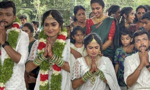 സീരിയൽ താരം ഹരിത ജി നായര് വിവാഹിതയായി സീരിയൽ താരം ഹരിത ജി നായര് വിവാഹിതയായി