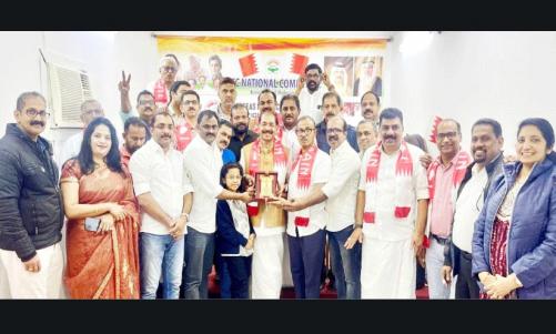 ഒ.ഐ.സി.സി. കോഴിക്കോട് ജില്ലാ കമ്മിറ്റി സീനിയർ എക്സിക്യുട്ടീവ് അംഗം ടി.പി. ഉസ്മാന് യാത്രയയപ്പ് നൽകി ഒ.ഐ.സി.സി. കോഴിക്കോട് ജില്ലാ കമ്മിറ്റി സീനിയർ എക്സിക്യുട്ടീവ് അംഗം ടി.പി. ഉസ്മാന് യാത്രയയപ്പ് നൽകി