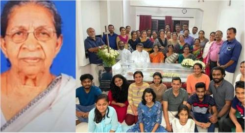 മൃതദേഹത്തിനൊപ്പം ചിരിച്ചുകൊണ്ട് കുടുംബാംഗങ്ങൾ എടുത്ത ഫോട്ടോ വൈറലാകുന്നു മൃതദേഹത്തിനൊപ്പം ചിരിച്ചുകൊണ്ട് കുടുംബാംഗങ്ങൾ എടുത്ത ഫോട്ടോ വൈറലാകുന്നു