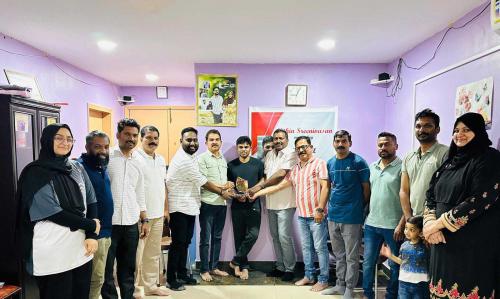 നിതിൻ ശ്രീനിവാസന് യാത്രയപ്പ് നൽകി ബിഡികെ ബഹ്റൈൻ നിതിൻ ശ്രീനിവാസന് യാത്രയപ്പ് നൽകി ബിഡികെ ബഹ്റൈൻ