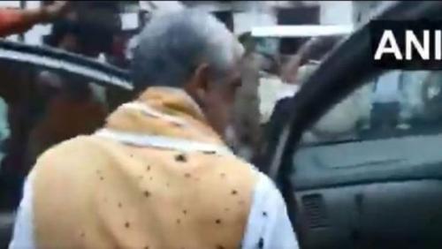 കേന്ദ്രമന്ത്രി അശ്വിനി ചൗബിക്കെതിരെ മഷിയാക്രമണം