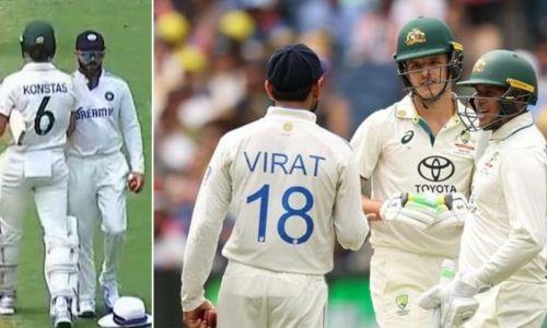 കോണ്സ്റ്റാസിന്റെ തോളിലിടിച്ച സംഭവം: കോഹ്ലിക്ക് പിഴ ചുമത്തി ഐസിസി കോണ്സ്റ്റാസിന്റെ തോളിലിടിച്ച സംഭവം: കോഹ്ലിക്ക് പിഴ ചുമത്തി ഐസിസി