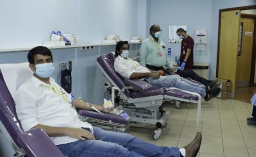 പ്രതിഭ രക്തദാ­ന ക്യാ­ന്പ് സംഘടി­പ്പി­ച്ചു­