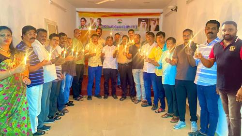 മണിപ്പൂർ കലാപം; ഒഐസിസിയുടെ ആഭിമുഖ്യത്തിൽ തിരി തെളിച്ച് ഐക്യദാർഢ്യം പ്രഖ്യാപിച്ചു മണിപ്പൂർ കലാപം; ഒഐസിസിയുടെ ആഭിമുഖ്യത്തിൽ തിരി തെളിച്ച് ഐക്യദാർഢ്യം പ്രഖ്യാപിച്ചു