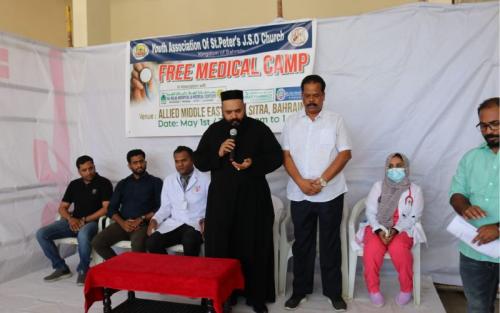 സെന്റ് പീറ്റേഴ്സ് യൂത്ത് അസോസിയേഷൻ സൗജന്യ മെഡിക്കൽ ക്യാമ്പ് സംഘടിപ്പിച്ചു