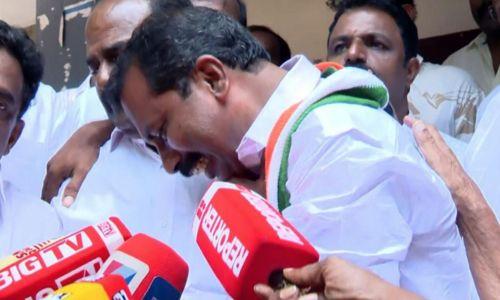 അടൂരിലെ വ്യാജ ലഘുലേഖ വിവാദം: മാധ്യമങ്ങൾക്ക് മുന്നിൽ പൊട്ടിക്കരഞ്ഞ് യുഡിഎഫ് സ്ഥാനാർത്ഥി