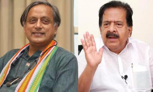 മുഖ്യമന്ത്രിയുടെ കോട്ട് തയ്പ്പിച്ചവർ ഊരി വയ്ക്കണമെന്ന് ചെന്നിത്തല; മറുപടിയുമായി തരൂർ മുഖ്യമന്ത്രിയുടെ കോട്ട് തയ്പ്പിച്ചവർ ഊരി വയ്ക്കണമെന്ന് ചെന്നിത്തല; മറുപടിയുമായി തരൂർ