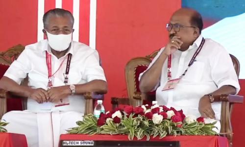 വിലക്ക് ലംഘിച്ച് കെവി തോമസ് പാർ‍ട്ടി കോൺഗ്രസിൽ‍