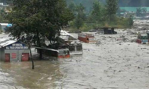ഹിമാചലിൽ മേഘവിസ്ഫോടനം: ഏഴ് മരണം, 3പേരെ കാണാതായി, വീടുകൾ ഒലിച്ചുപോയി