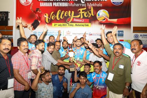 വോളി ഫെസ്റ്റ് സീസൺ -2 മത്സരത്തിൽ വോളി ഫൈറ്റേഴ്സ് ബഹ്റൈൻ ചാമ്പ്യന്മാർ