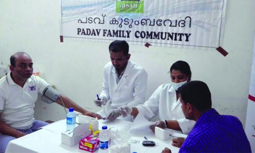 പടവ് കു­ടുംബവേ­ദി­ മെ­ഡി­ക്കൽ ക്യാ­ന്പ് നടത്തി­