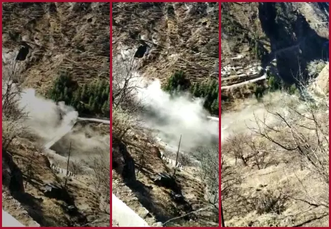 ഉത്തരാഖണ്ഡിൽ മഞ്ഞുമല ഇടിഞ്ഞ് വൻ ദുരന്തം, നിരവധി വീടുകൾ ഒഴുകിപ്പോയി