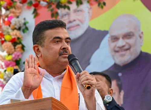 ബംഗാൾ മുഖ്യമന്ത്രിയായി സുവേന്ദു അധികാരി ശനിയാഴ്ച സത്യപ്രതിജ്ഞ ചെയ്യാൻ സാധ്യത