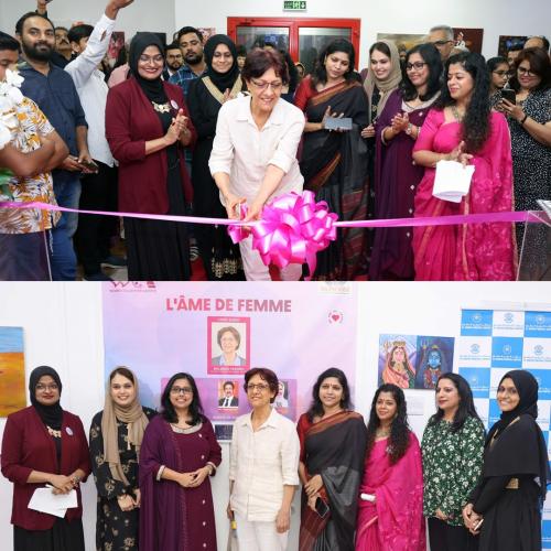 വിമൻ കളക്ടീവ് ആർട്ടിസ്റ്റ് ലാ മെ ഡി ഫെയിം ചിത്ര പ്രദർശനം ആരംഭിച്ചു വിമൻ കളക്ടീവ് ആർട്ടിസ്റ്റ് ലാ മെ ഡി ഫെയിം ചിത്ര പ്രദർശനം ആരംഭിച്ചു
