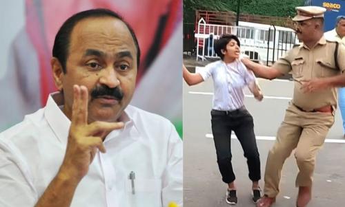 സ്ത്രീത്വത്തെ അപമാനിക്കൽ; കെഎസ്യു പ്രവര്ത്തകയോട് അപമര്യാദയായി പെരുമാറിയ വിഷയത്തിൽ പരാതിയുമായി കോൺഗ്രസ് സ്ത്രീത്വത്തെ അപമാനിക്കൽ; കെഎസ്യു പ്രവര്ത്തകയോട് അപമര്യാദയായി പെരുമാറിയ വിഷയത്തിൽ പരാതിയുമായി കോൺഗ്രസ്