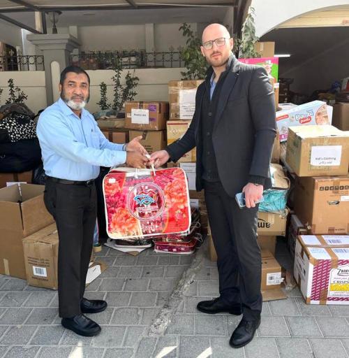 ഭൂകമ്പദുരിതാശ്വാസം കൈമാറി അൽഹിദായ മലയാളം വിങ്ങ്