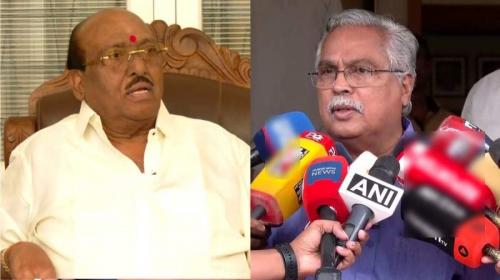 വെള്ളാപ്പള്ളിയെ കാറിൽ കയറ്റിയിട്ടും ഈഴവ വോട്ടുകൾ ബിജെപിക്ക്’; പിണറായിക്കെതിരെ ഹസ്കർ