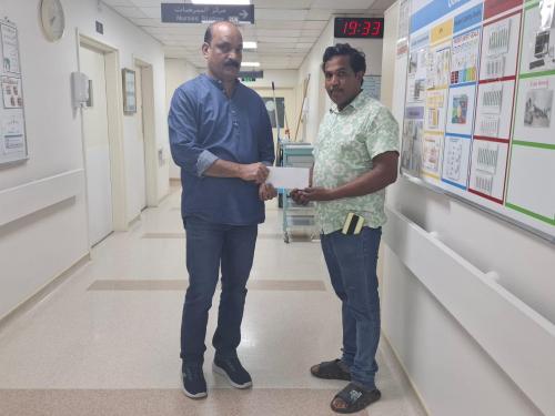 കണ്ണൂർ സ്വദേശിക്ക് ചികിത്സാ സഹായം നൽകി ഹോപ്പ് ബഹ്റൈൻ കണ്ണൂർ സ്വദേശിക്ക് ചികിത്സാ സഹായം നൽകി ഹോപ്പ് ബഹ്റൈൻ