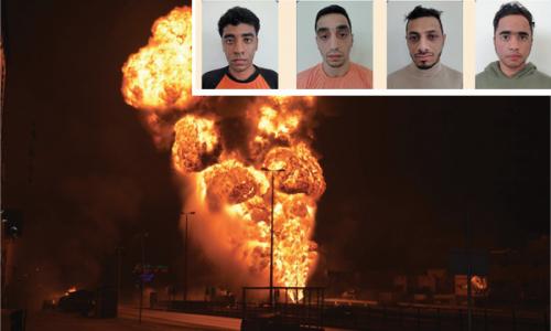 ബു­രി­ പൈ­പ്പ് ലൈൻ സ്‌ഫോ­ടനം : നാല് പേർ അറസ്റ്റിൽ