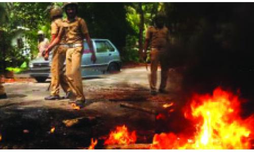ഗെയിൽ പദ്ധതിക്കെതിരായ സമരം സംഘർഷഭരിതം ഗെയിൽ പദ്ധതിക്കെതിരായ സമരം സംഘർഷഭരിതം