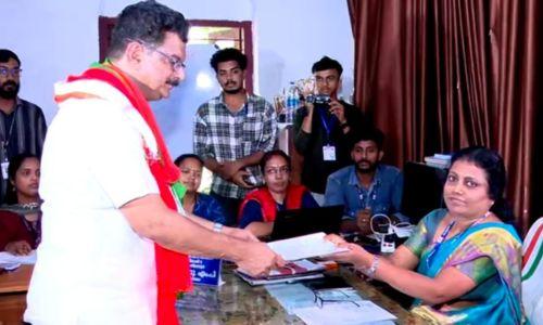 തൃണമൂല് കോണ്ഗ്രസ് നേതാവ് പി.വി അൻവർ നാമനിർദേശപത്രിക സമർപ്പിച്ചു തൃണമൂല് കോണ്ഗ്രസ് നേതാവ് പി.വി അൻവർ നാമനിർദേശപത്രിക സമർപ്പിച്ചു