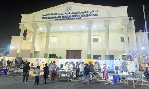 ബി.കെ.എസ് പുസ്തകോത്സവത്തോടനുബന്ധിച്ച് മാസ് പെയിന്റിങ് ശ്രദ്ധേയമായി