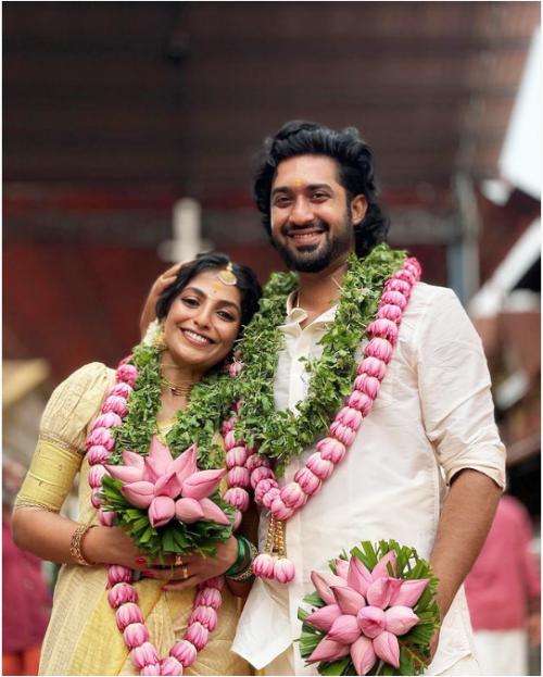 നടി മൈഥിലി വിവാഹിതയായി; വരന് സമ്പത്ത് നടി മൈഥിലി വിവാഹിതയായി; വരന് സമ്പത്ത്