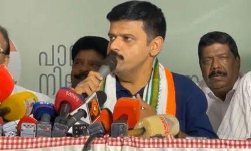 സന്ദീപ് വാര്യർ കോൺഗ്രസിൽ സന്ദീപ് വാര്യർ കോൺഗ്രസിൽ