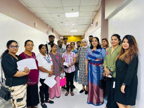 സ്തനാർബുദ ബോധവത്കരണ പരിപാടി സംഘടിപ്പിച്ചു സ്തനാർബുദ ബോധവത്കരണ പരിപാടി സംഘടിപ്പിച്ചു