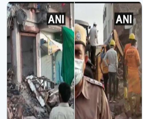 രാജസ്ഥാനിൽ‍ നിർ‍മാണത്തിലിരുന്ന കെട്ടിടം തകർ‍ന്നു വീണ് മൂന്ന്  മരണം