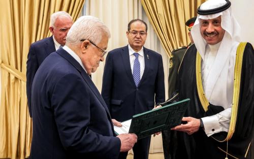 പലസ്തീനിൽ സൗദി അറേബ്യയുടെ പ്രഥമ സ്ഥാനപതി ചുമതലയേറ്റു