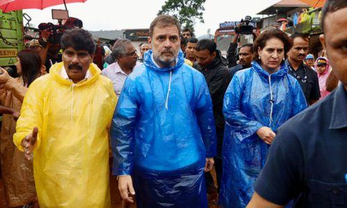 കണ്ണീരൊപ്പാന് ദുരന്തഭൂമിയിലെത്തി രാഹുലും പ്രിയങ്കയും കണ്ണീരൊപ്പാന് ദുരന്തഭൂമിയിലെത്തി രാഹുലും പ്രിയങ്കയും