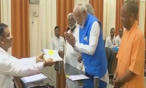ലോക്സഭ തിരഞ്ഞെടുപ്പ്; മോദി വാരാണസിയിൽ നാമനിര്ദേശ പത്രിക സമർപ്പിച്ചു ലോക്സഭ തിരഞ്ഞെടുപ്പ്; മോദി വാരാണസിയിൽ നാമനിര്ദേശ പത്രിക സമർപ്പിച്ചു