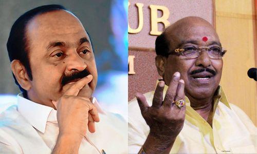 യു.ഡി.എഫിന് 100 സീറ്റ് കിട്ടിയാൽ എസ്.എൻ.ഡി.പി ജനറൽ സെക്രട്ടറി പദവി രാജിവെക്കും’; വി.ഡി. സതീശനെതിരെ വെള്ളാപ്പള്ളി യു.ഡി.എഫിന് 100 സീറ്റ് കിട്ടിയാൽ എസ്.എൻ.ഡി.പി ജനറൽ സെക്രട്ടറി പദവി രാജിവെക്കും’; വി.ഡി. സതീശനെതിരെ വെള്ളാപ്പള്ളി