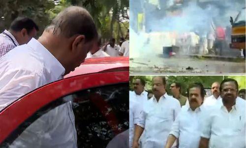 തലസ്ഥാനത്ത് സംഘർഷം രൂക്ഷം; പൊലീസിന് നേരെ കല്ലേറ്; കെ സുധാകരന് ദേഹാസ്വാസ്ഥ്യം തലസ്ഥാനത്ത് സംഘർഷം രൂക്ഷം; പൊലീസിന് നേരെ കല്ലേറ്; കെ സുധാകരന് ദേഹാസ്വാസ്ഥ്യം
