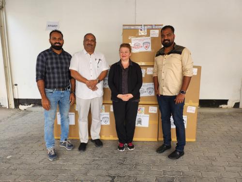 തുർക്കി എംബസിക്ക് സഹായം കൈമാറി ബിഎംബിഎഫ് 