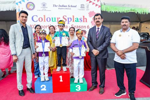 ഇന്ത്യൻ സ്കൂൾ 'കളർ സ് പ്ലാഷ്' കിന്റർഗാർട്ടൻ സ്പോർട്‌സ് ദിനം ശ്രദ്ധേയമായി; പങ്കെടുത്തത് 1,283 കുട്ടികളും 3,000-ത്തിലധികം രക്ഷിതാക്കളും