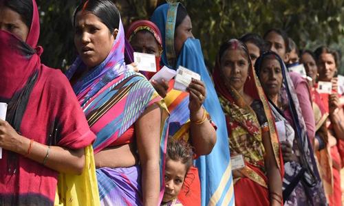 ബിഹാറിൽ രണ്ടാം ഘട്ട വോട്ടെടുപ്പ് തുടങ്ങി