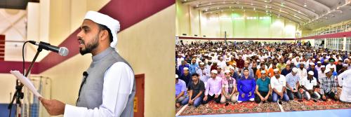  പ്രാർത്ഥനാമുഖരിതമായി  പെരുന്നാൾ പ്രഭാതം :പ്രളയ ദുരിതർക്കായി പ്രത്യേക പ്രാർഥനയും  