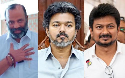  'വിശുദ്ധനായ മുഖ്യമന്ത്രിയും 5,000 കോടിയുടെ തട്ടിപ്പുകാരനും തമ്മിൽ എന്താണ് ബന്ധം?'; വിജയിക്കും ടി.വി.കെക്കുമെതിരെ സി.ബി.ഐ അന്വേഷണം ആവശ്യപ്പെട്ട് ഉദയനിധി