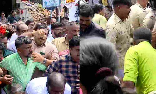ദിവ്യയ്ക്കെതിരെ പ്രതിഷേധം ശക്തം; റോഡ് ഉപരോധിച്ച് ബിജെപി പ്രവര്ത്തകര് ദിവ്യയ്ക്കെതിരെ പ്രതിഷേധം ശക്തം; റോഡ് ഉപരോധിച്ച് ബിജെപി പ്രവര്ത്തകര്